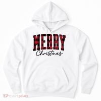 Cool Plaid Merry Christmas Hoodie thumb 0