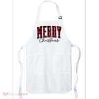 Cool Plaid Merry Christmas Apron thumb 0