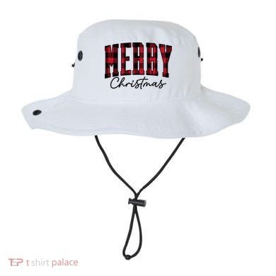 Cool Plaid Merry Christmas Bucket Hat