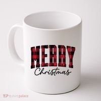 Cool Plaid Merry Christmas Coffee Mug thumb 0
