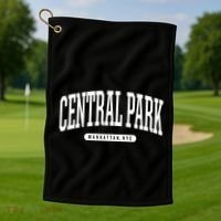 Central Park Manhattan Ny Souvenirs Nyc Borough Central Park Manhattan New York Golf Towel thumb 1