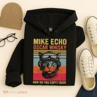 Cat Pilot Mike Echo Oscar Whisky How Do You Copy Hoodie thumb 4