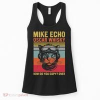 Cat Pilot Mike Echo Oscar Whisky How Do You Copy Women's Tank Top thumb 0