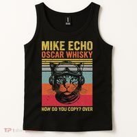 Cat Pilot Mike Echo Oscar Whisky How Do You Copy Tank Top thumb 2