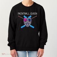 Cool Paintball Mom Paint Weapon Tactical Target Meaningful Gift Women's Sweatshirt thumb 0
