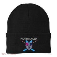 Cool Paintball Mom Paint Weapon Tactical Target Meaningful Gift Beanie thumb 0