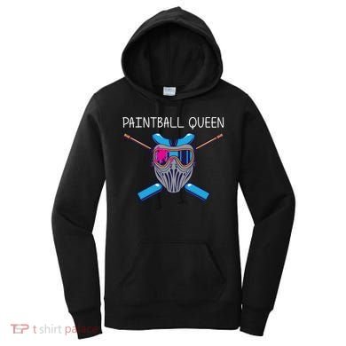 Cool Paintball Mom Paint Weapon Tactical Target Meaningful Gift Women's Hoodie