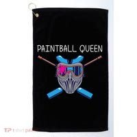 Cool Paintball Mom Paint Weapon Tactical Target Meaningful Gift Golf Towel thumb 0