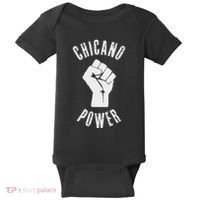 Chicano Power Mexican Mexico Chicanismo Latina Latinx Raza Baby Bodysuit thumb 0