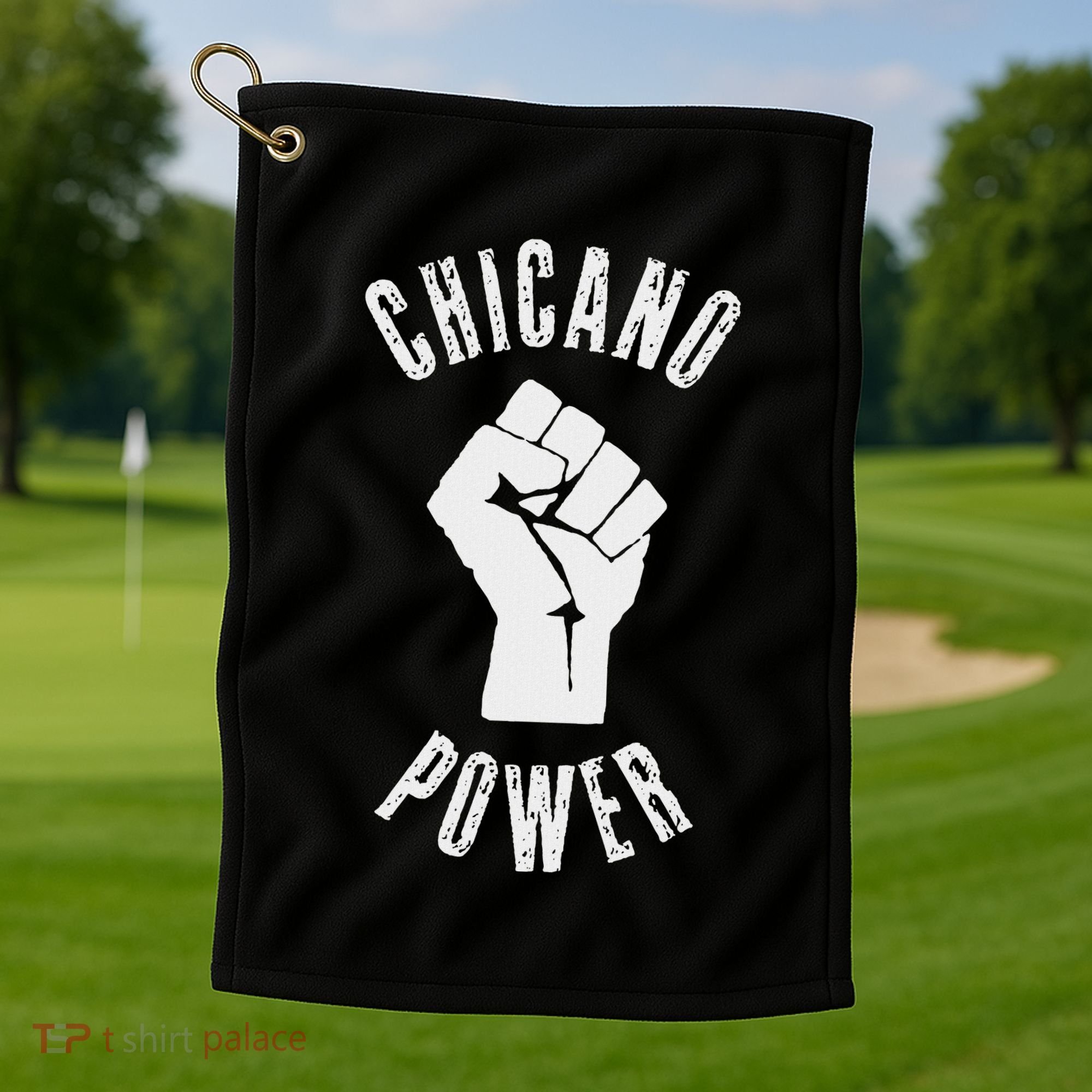 Chicano Power Mexican Mexico Chicanismo Latina Latinx Raza Golf Towel