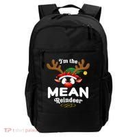 Christmas Pjs Mean Xmas Reindeer Matching Great Gift Backpack thumb 0