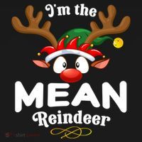 Christmas Pjs Mean Xmas Reindeer Matching Great Gift Women's Hoodie thumb 2
