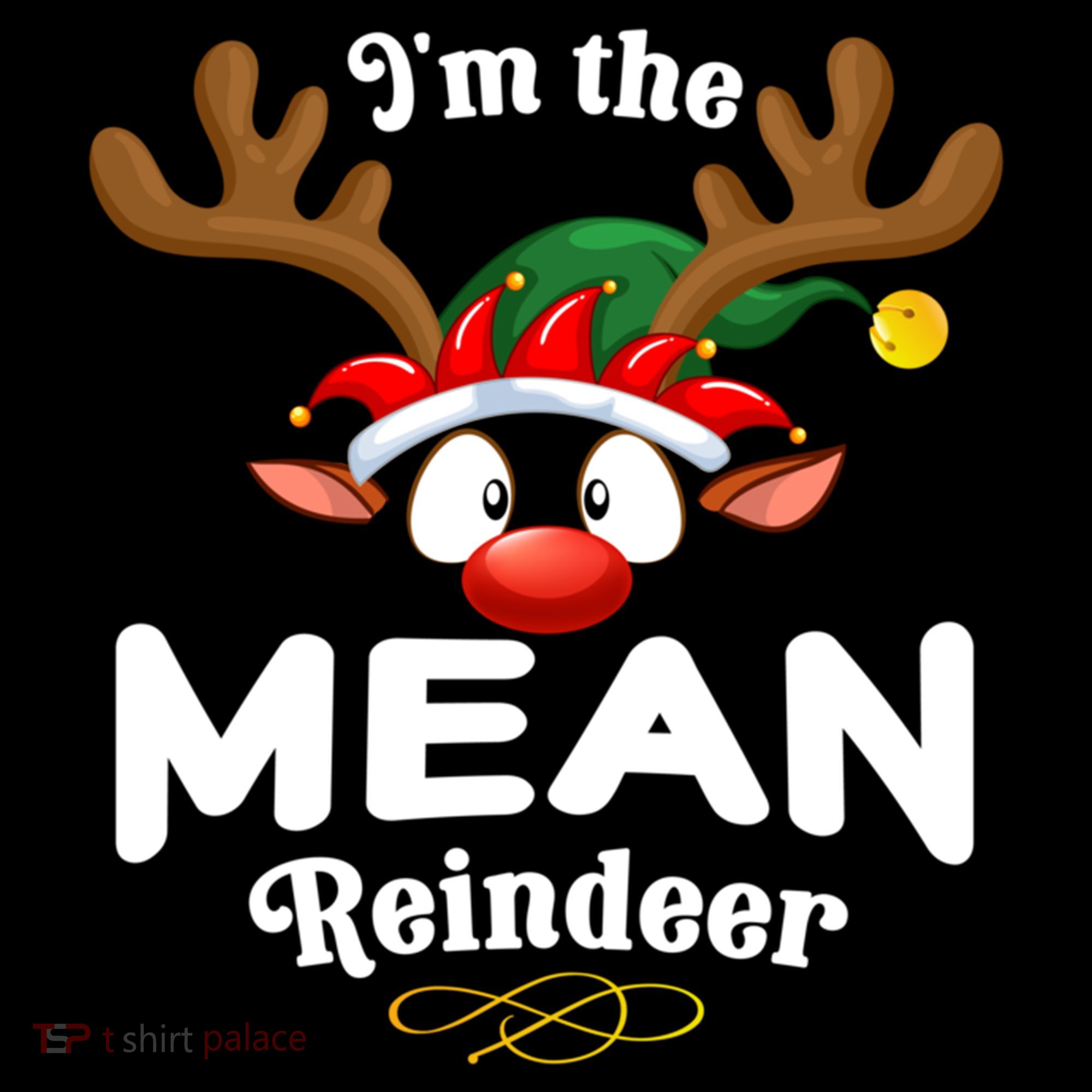 Christmas Pjs Mean Xmas Reindeer Matching Great Gift Women's Hoodie
