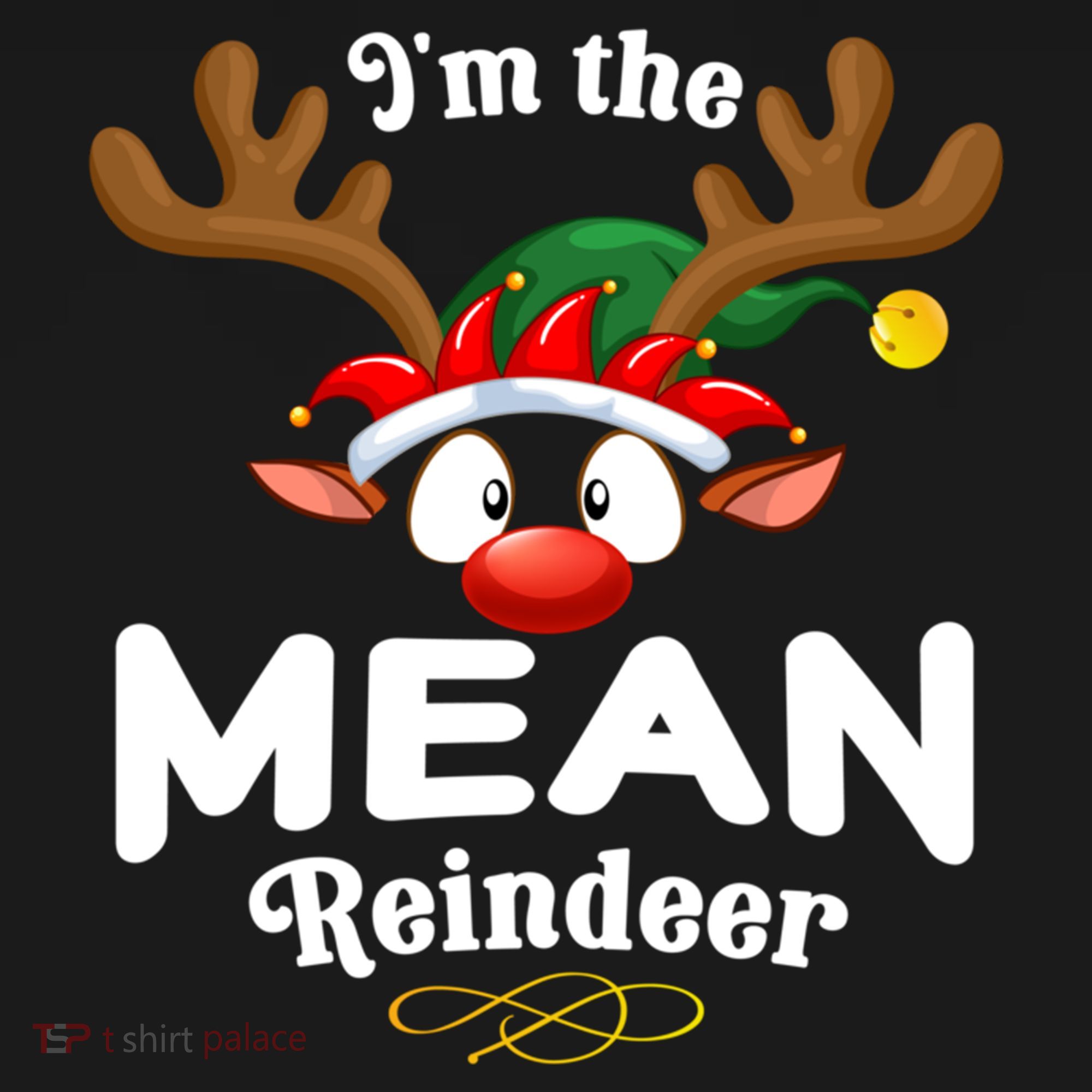 Christmas Pjs Mean Xmas Reindeer Matching Great Gift Ornament