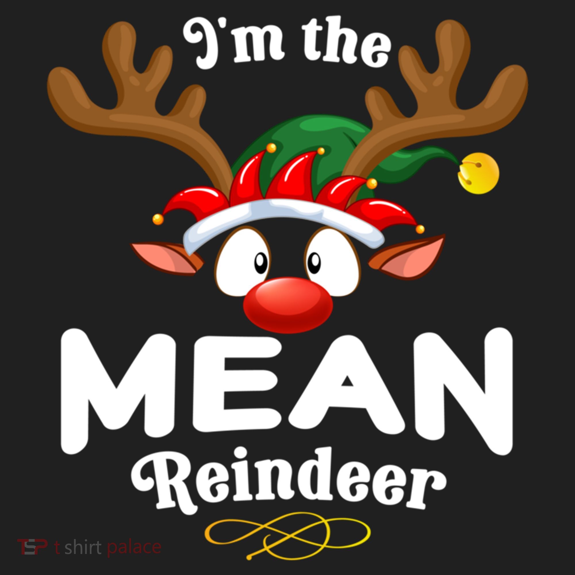 Christmas Pjs Mean Xmas Reindeer Matching Great Gift Golf Towel