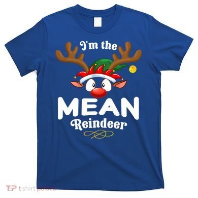 Christmas Pjs Mean Xmas Reindeer Matching Great Gift T-Shirt