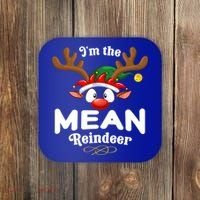 Christmas Pjs Mean Xmas Reindeer Matching Great Gift Coaster thumb 0