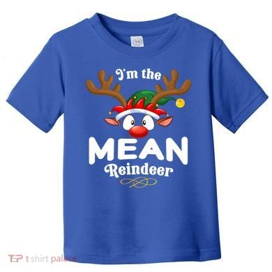 Christmas Pjs Mean Xmas Reindeer Matching Great Gift Toddler T-Shirt