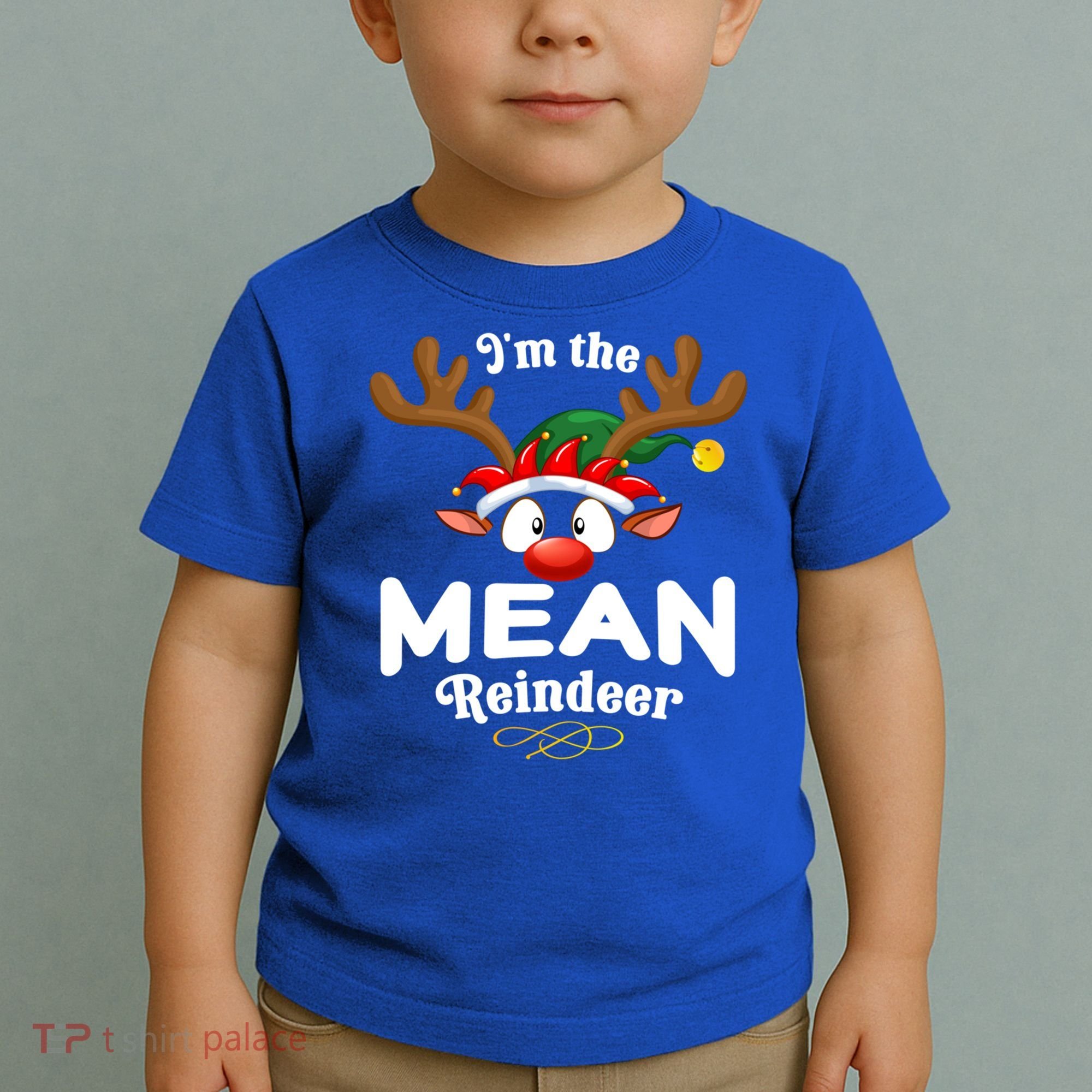 Christmas Pjs Mean Xmas Reindeer Matching Great Gift Toddler T-Shirt