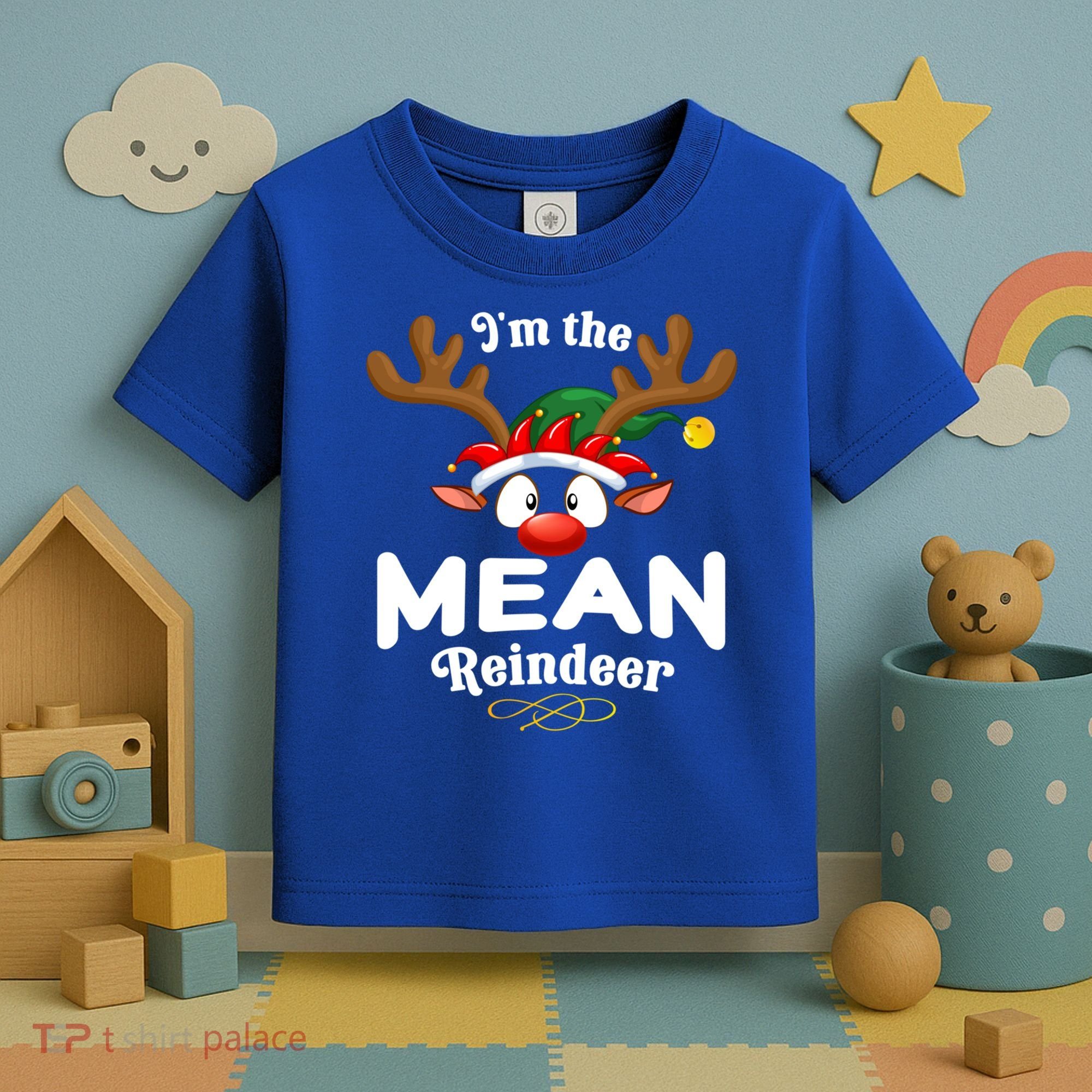 Christmas Pjs Mean Xmas Reindeer Matching Great Gift Toddler T-Shirt