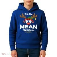 Christmas Pjs Mean Xmas Reindeer Matching Great Gift Kids Hoodie thumb 4