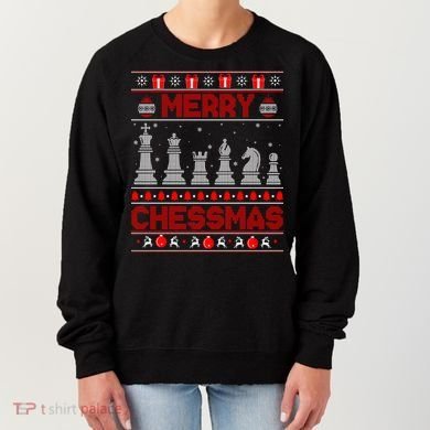 Chess Player Merry Chessmas Christmas Ugly Sweater Great Gift Women's Sweatshirt