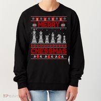 Chess Player Merry Chessmas Christmas Ugly Sweater Great Gift Women's Sweatshirt thumb 0