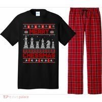 Chess Player Merry Chessmas Christmas Ugly Sweater Great Gift Pajama Set thumb 0