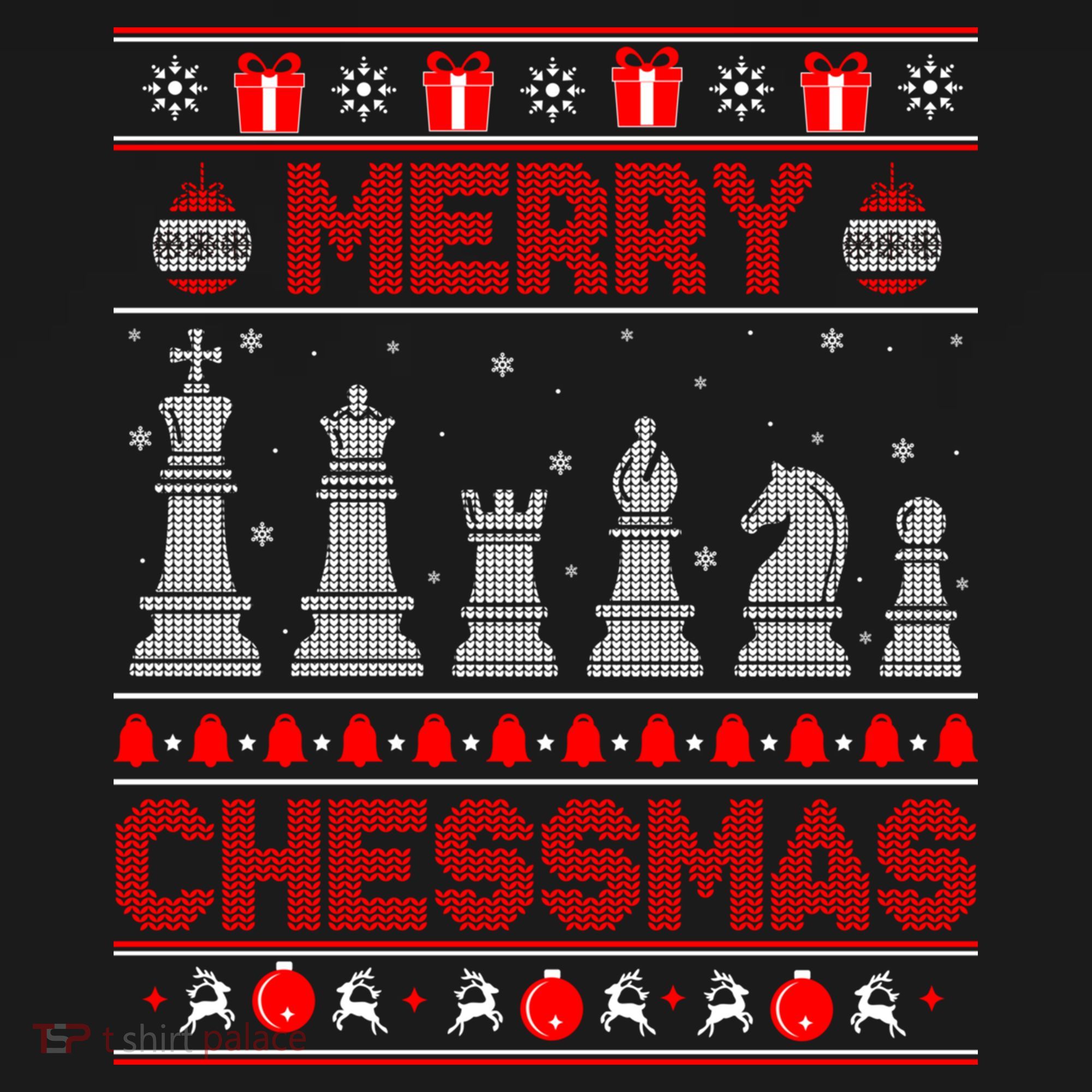 Chess Player Merry Chessmas Christmas Ugly Sweater Great Gift Ornament