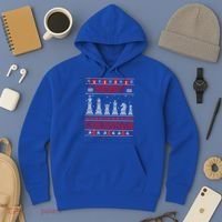 Chess Player Merry Chessmas Christmas Ugly Sweater Great Gift Hoodie thumb 3