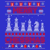 Chess Player Merry Chessmas Christmas Ugly Sweater Great Gift Long Sleeve Shirt thumb 2
