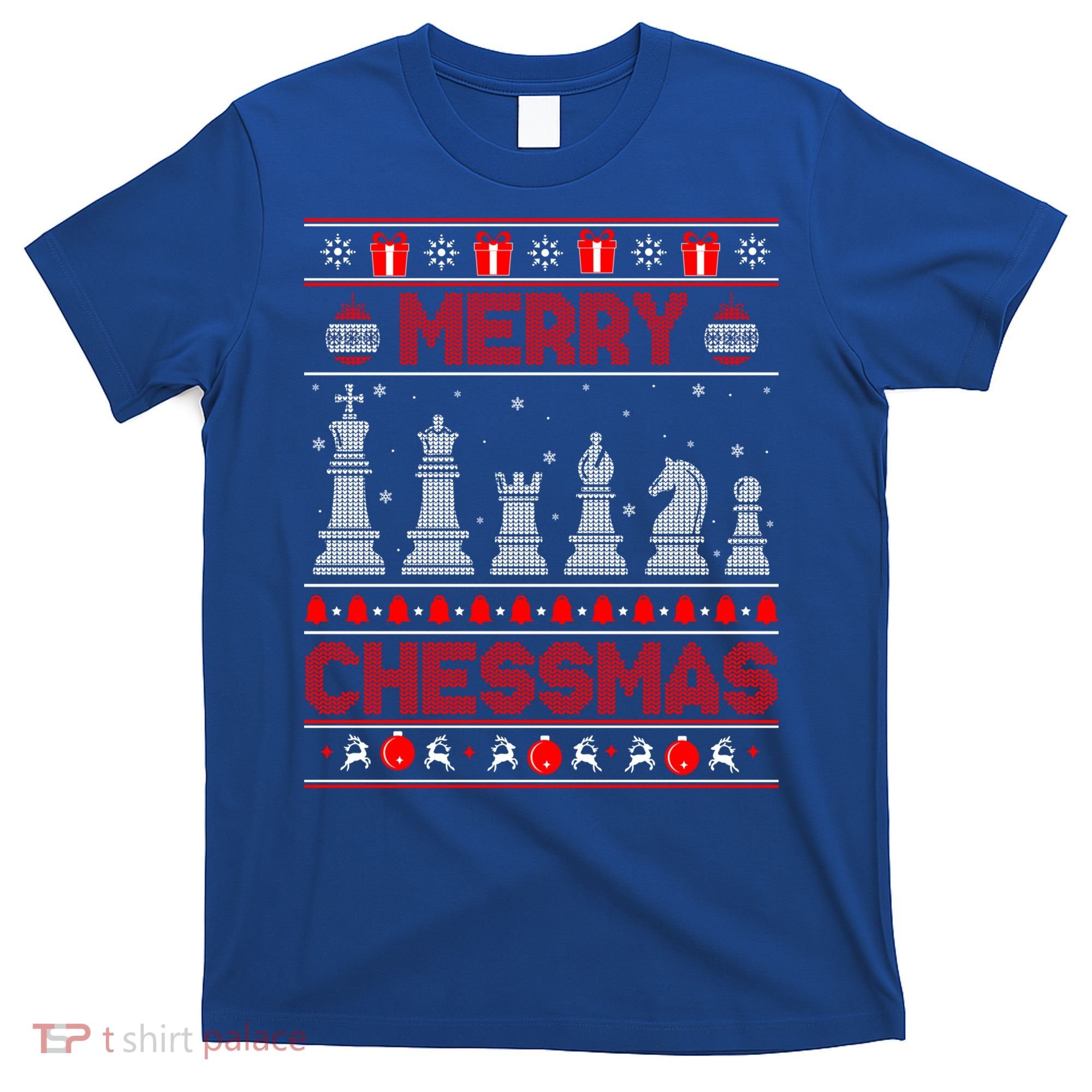 Chess Player Merry Chessmas Christmas Ugly Sweater Great Gift T-Shirt