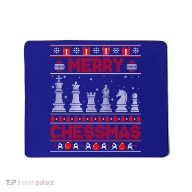 Chess Player Merry Chessmas Christmas Ugly Sweater Great Gift Mousepad