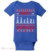 Chess Player Merry Chessmas Christmas Ugly Sweater Great Gift Baby Bodysuit thumb 0