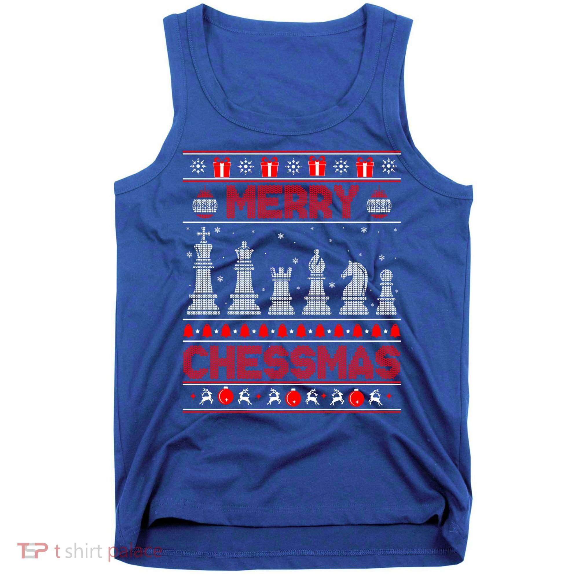 Chess Player Merry Chessmas Christmas Ugly Sweater Great Gift Tank Top