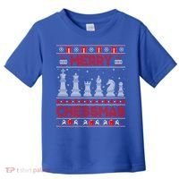 Chess Player Merry Chessmas Christmas Ugly Sweater Great Gift Toddler T-Shirt thumb 0