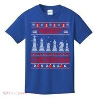 Chess Player Merry Chessmas Christmas Ugly Sweater Great Gift Kids T-Shirt thumb 0