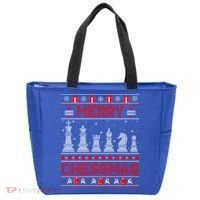 Chess Player Merry Chessmas Christmas Ugly Sweater Great Gift Tote Bag thumb 0