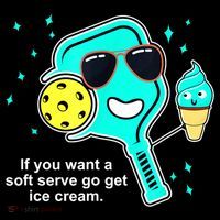 Cute Pickleball Meme If You Want A Soft Serve Go Get Ice Cream Gift Coffee Mug thumb 5