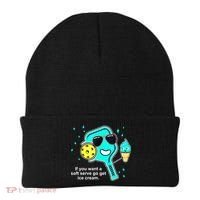 Cute Pickleball Meme If You Want A Soft Serve Go Get Ice Cream Gift Beanie thumb 0