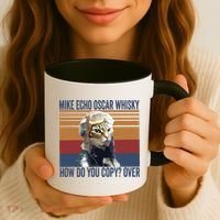Cat Pilot Mike Echo Oscar Whisky How Do You Copy Coffee Mug thumb 3