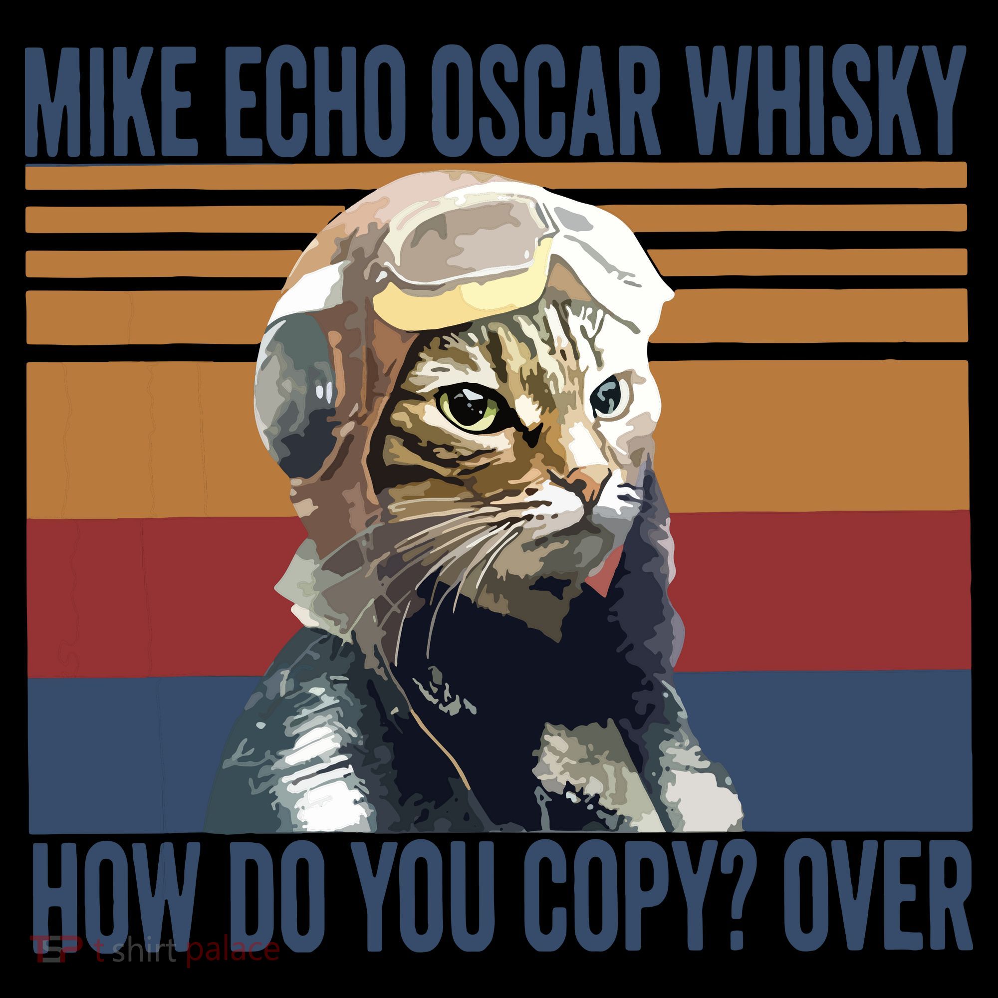 Cat Pilot Mike Echo Oscar Whisky How Do You Copy Ornament