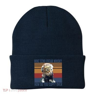 Cat Pilot Mike Echo Oscar Whisky How Do You Copy Beanie