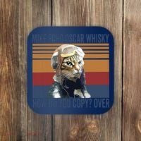 Cat Pilot Mike Echo Oscar Whisky How Do You Copy Coaster thumb 0