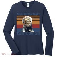 Cat Pilot Mike Echo Oscar Whisky How Do You Copy Women's Long Sleeve Shirt thumb 0