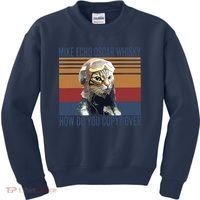 Cat Pilot Mike Echo Oscar Whisky How Do You Copy Kids Sweatshirt thumb 0