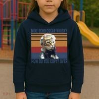 Cat Pilot Mike Echo Oscar Whisky How Do You Copy Kids Hoodie thumb 3