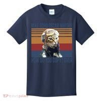 Cat Pilot Mike Echo Oscar Whisky How Do You Copy Kids T-Shirt thumb 0