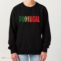 Cool Portugal Mashup Word Flag Women's Sweatshirt thumb 0