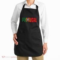 Cool Portugal Mashup Word Flag Apron thumb 2